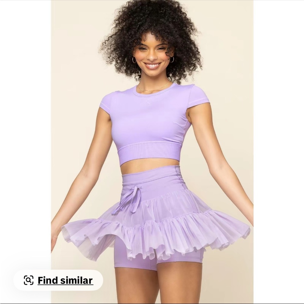 POPFLEX Pirouette Lavender Women's Skort